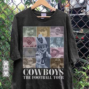 Dallas Merch Football Shirt, Cowboys Eras Tour Football 90s Retro Sweatshirt